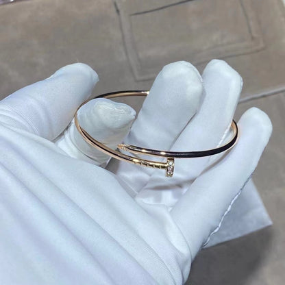 [Joyas Regalia]PULSERA JUSTE DE 2,5 MM CON DIAMANTES