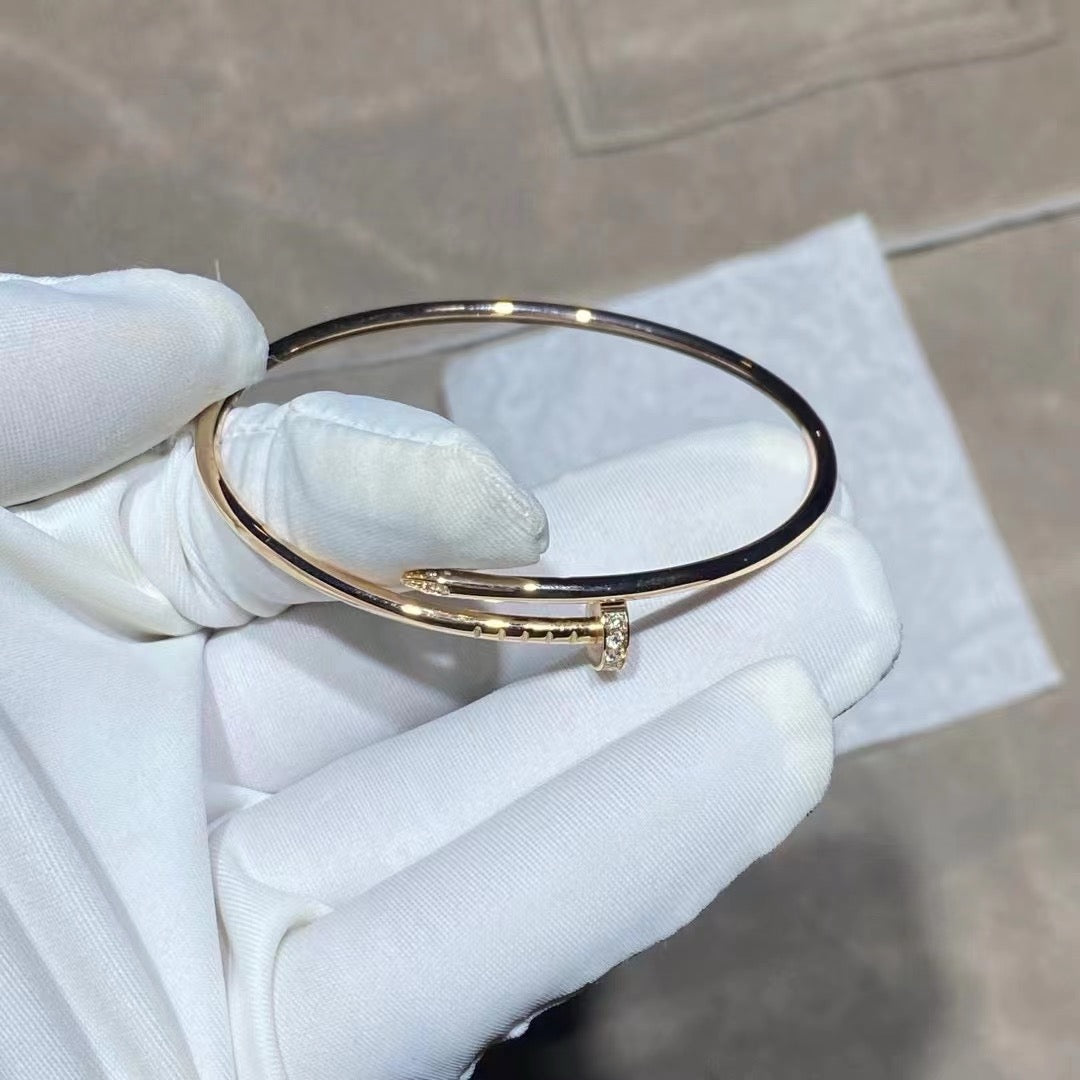 [Joyas Regalia]PULSERA JUSTE DE 2,5 MM CON DIAMANTES