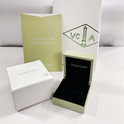 VA CLOVER PULSERA COLLAR ANILLO CAJA BOLSA DE REGALO