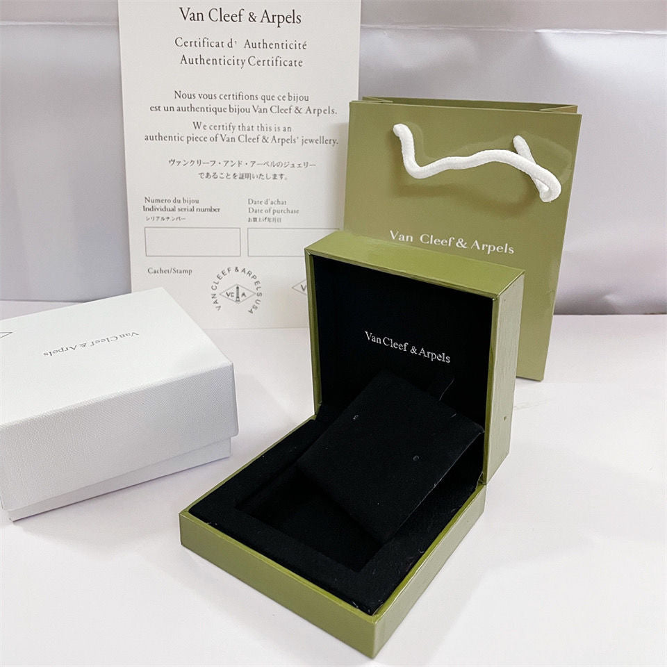 VA CLOVER PULSERA COLLAR ANILLO CAJA BOLSA DE REGALO