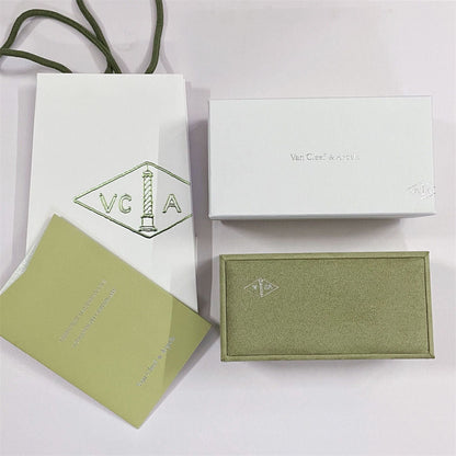 VA CLOVER PULSERA COLLAR ANILLO CAJA BOLSA DE REGALO