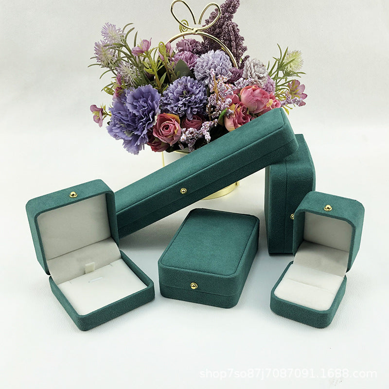 COFFRET À BIJOUX EN FLANELLE COFFRET CADEAU (SANS LOGO)