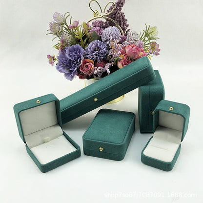 COFFRET À BIJOUX EN FLANELLE COFFRET CADEAU (SANS LOGO)