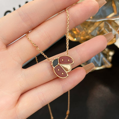 [Joyas Regalia] COLLAR DE MARIQUITA CON CORNALINAS DE LA SUERTE