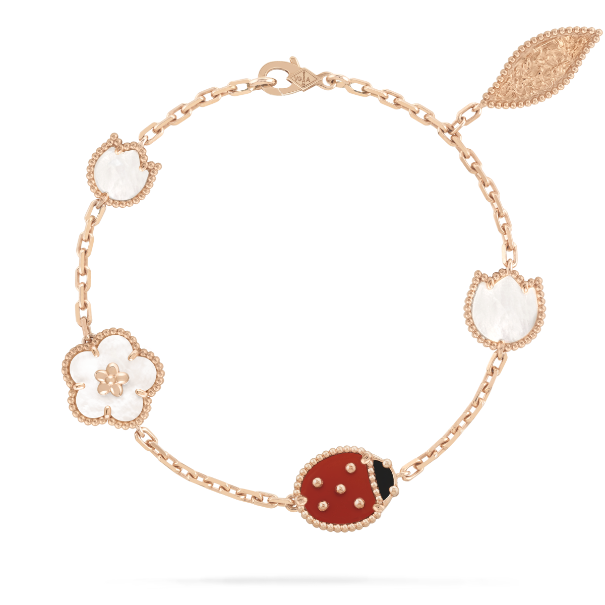 [Joyas Regalia] PULSERA CON 5 MOTIVOS LUCKY SPRING