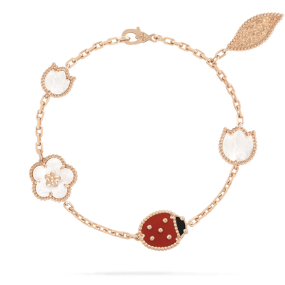 [Joyas Regalia] PULSERA CON 5 MOTIVOS LUCKY SPRING