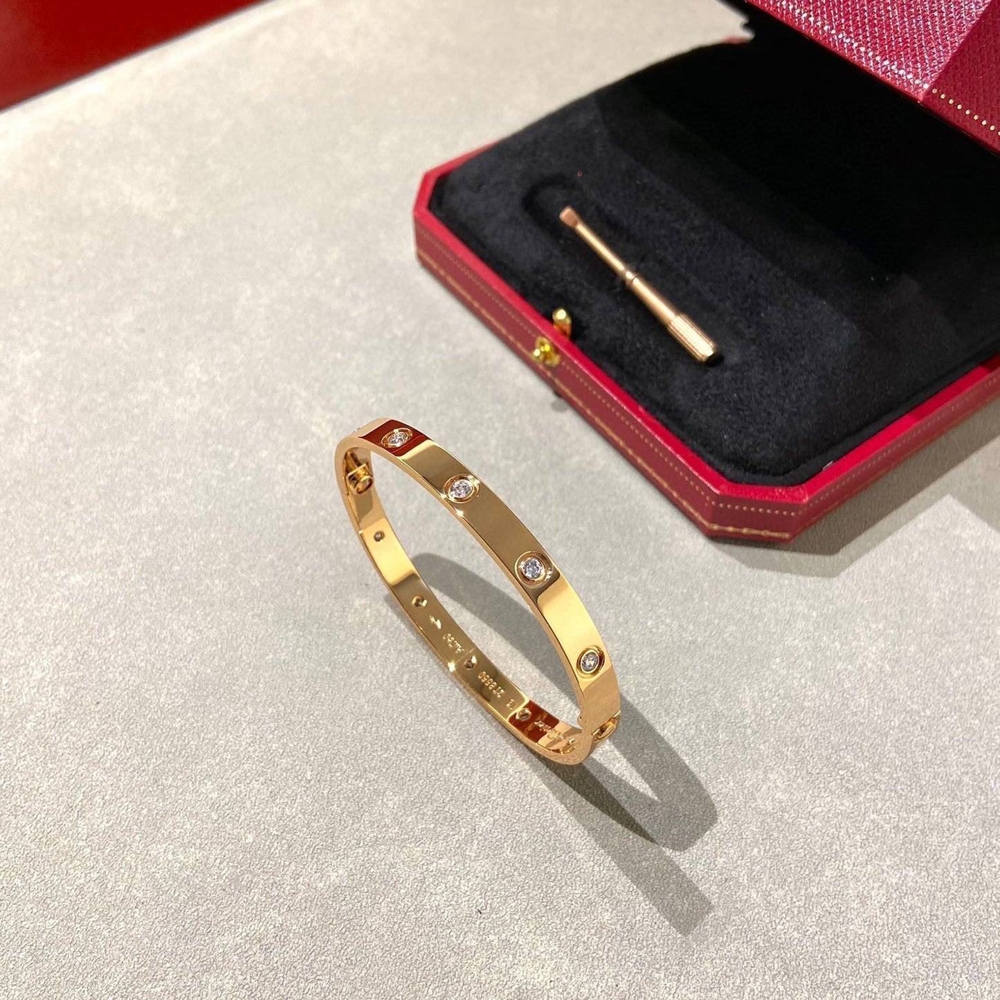 [Regalia jewelry]LOVE BRACELET 6.1MM 10 DIAMONDS