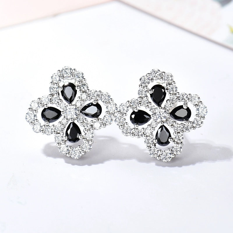 [Joyas Regalia] PENDIENTES DE ARO CON MOTIVO COMPLETO DE DIAMANTE DE 16 MM