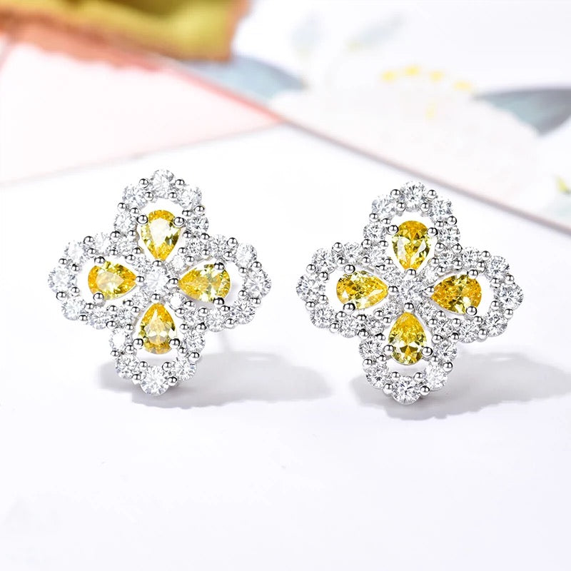 [Joyas Regalia] PENDIENTES DE ARO CON MOTIVO COMPLETO DE DIAMANTE DE 16 MM