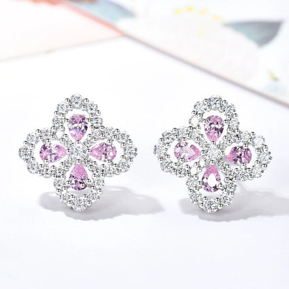 [Joyas Regalia] PENDIENTES DE ARO CON MOTIVO COMPLETO DE DIAMANTE DE 16 MM