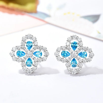 [Joyas Regalia] PENDIENTES DE ARO CON MOTIVO COMPLETO DE DIAMANTE DE 16 MM