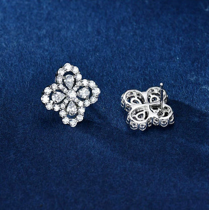 [Joyas Regalia] PENDIENTES DE ARO CON MOTIVO COMPLETO DE DIAMANTE DE 16 MM