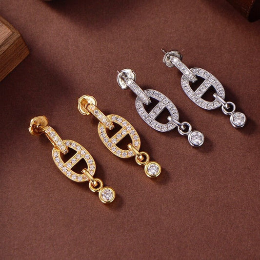 [Joyas Regalia] PENDIENTES DE DIAMANTES HM CHAINE