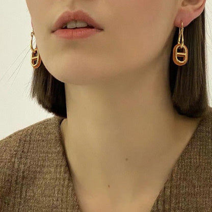 [Joyas Regalia] PENDIENTES DE ORO HM O'MAILLON