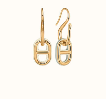 [Joyas Regalia] PENDIENTES DE ORO HM O'MAILLON