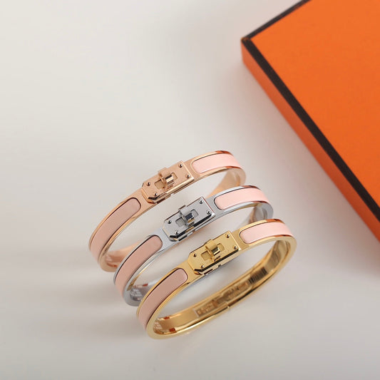 [Joyas Regalia] PULSERA HM KELLY ROSA CLARO