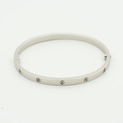 [Joyas Regalia] PULSERA LOVE 3,65 MM 10 DIAMANTES