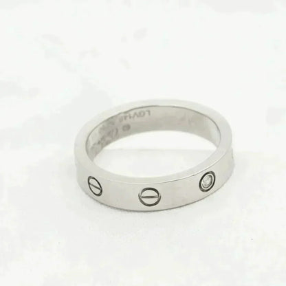 [Joyas Regalia] ANILLO DE AMOR 4MM 1 DIAMANTE PLATA