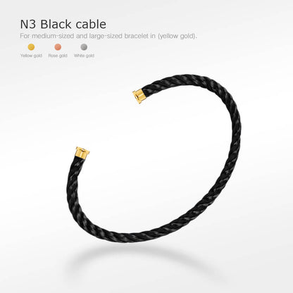 [Joyas Regalia] PULSERAS SERIE FORCE CON CABLES, 50 OPCIONES (SELECCIÓN DIY)