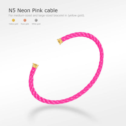 [Joyas Regalia] PULSERAS SERIE FORCE CON CABLES, 50 OPCIONES (SELECCIÓN DIY)