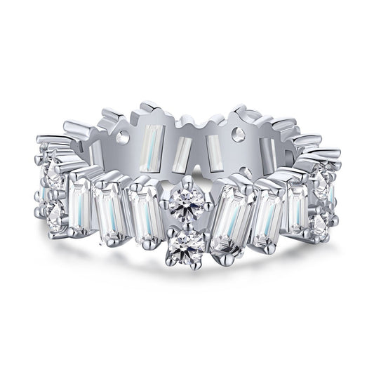 [Joyas Regalia] Anillo de tenis delicado con múltiples formas