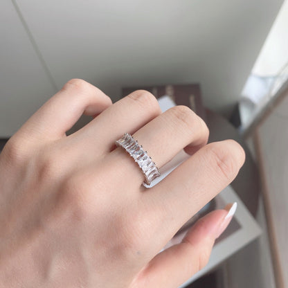 [Joyas Regalia] Anillo único de corte radiante y colorido