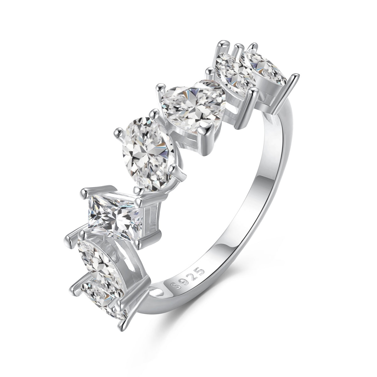 [Joyas Regalia] Anillo delicado de múltiples cortes
