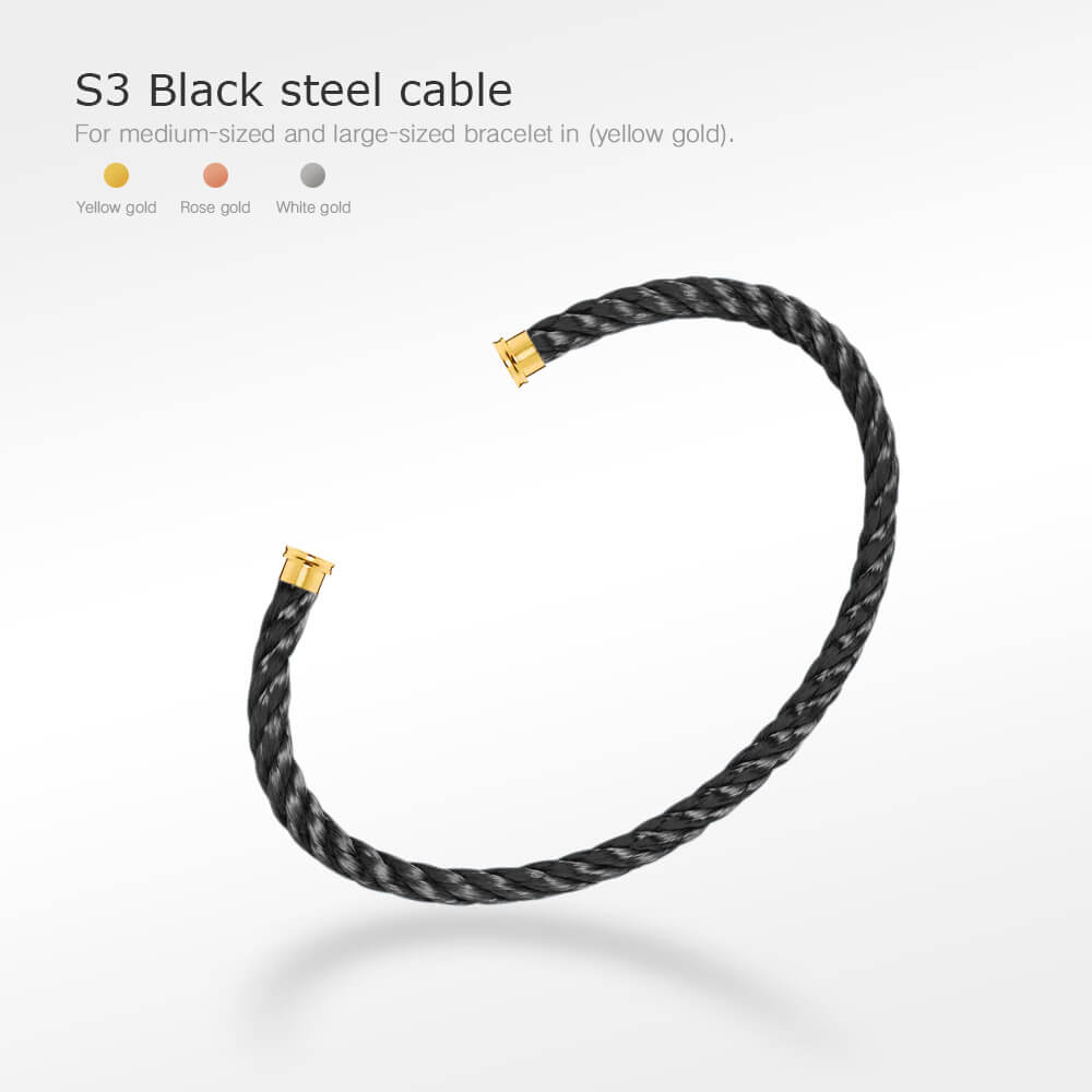 [Joyas Regalia] PULSERAS SERIE FORCE CON CABLES, 50 OPCIONES (SELECCIÓN DIY)