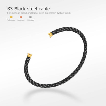 [Joyas Regalia] PULSERAS SERIE FORCE CON CABLES, 50 OPCIONES (SELECCIÓN DIY)