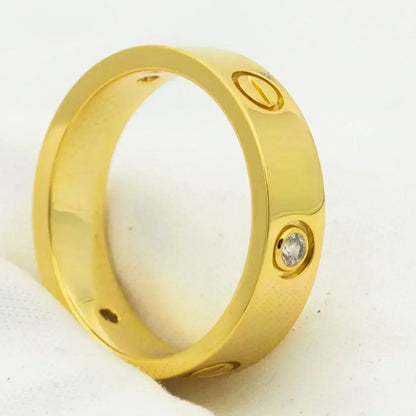 [Joyas Regalia] ANILLO DE AMOR 5,5 MM 3 DIAMANTES ORO