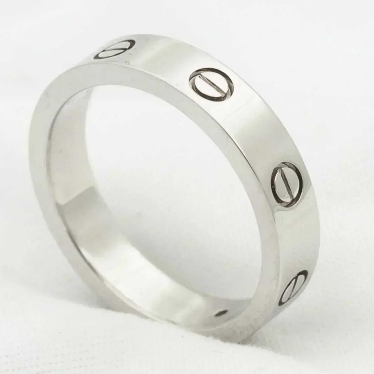 [Joyas Regalia] ANILLO DE AMOR 4MM 1 DIAMANTE PLATA