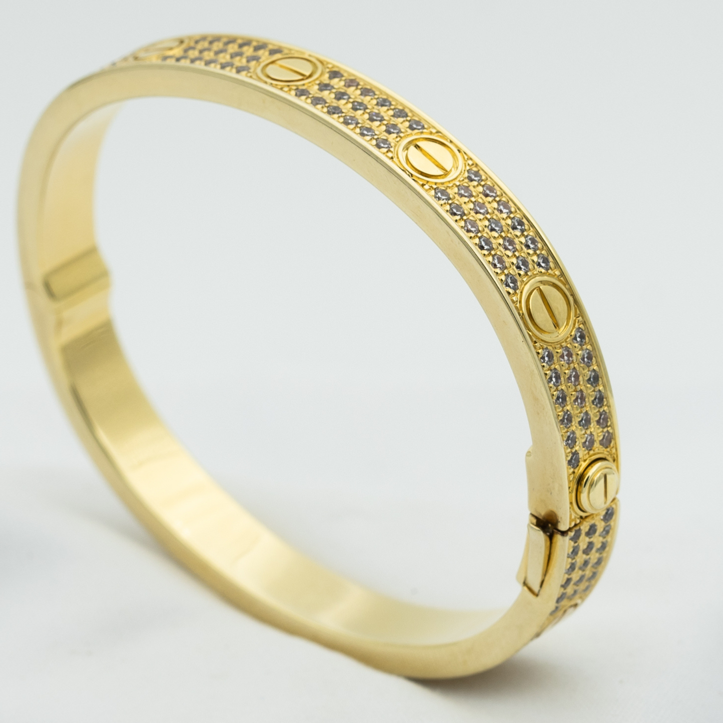 [Regalia jewelry]LOVE BRACELET 6.1MM DIAMOND-PAVED