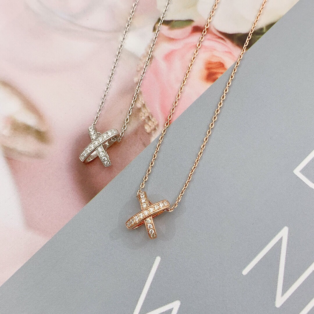 [Regalia jewelry]JEUX DE DIAMOND NECKLACE