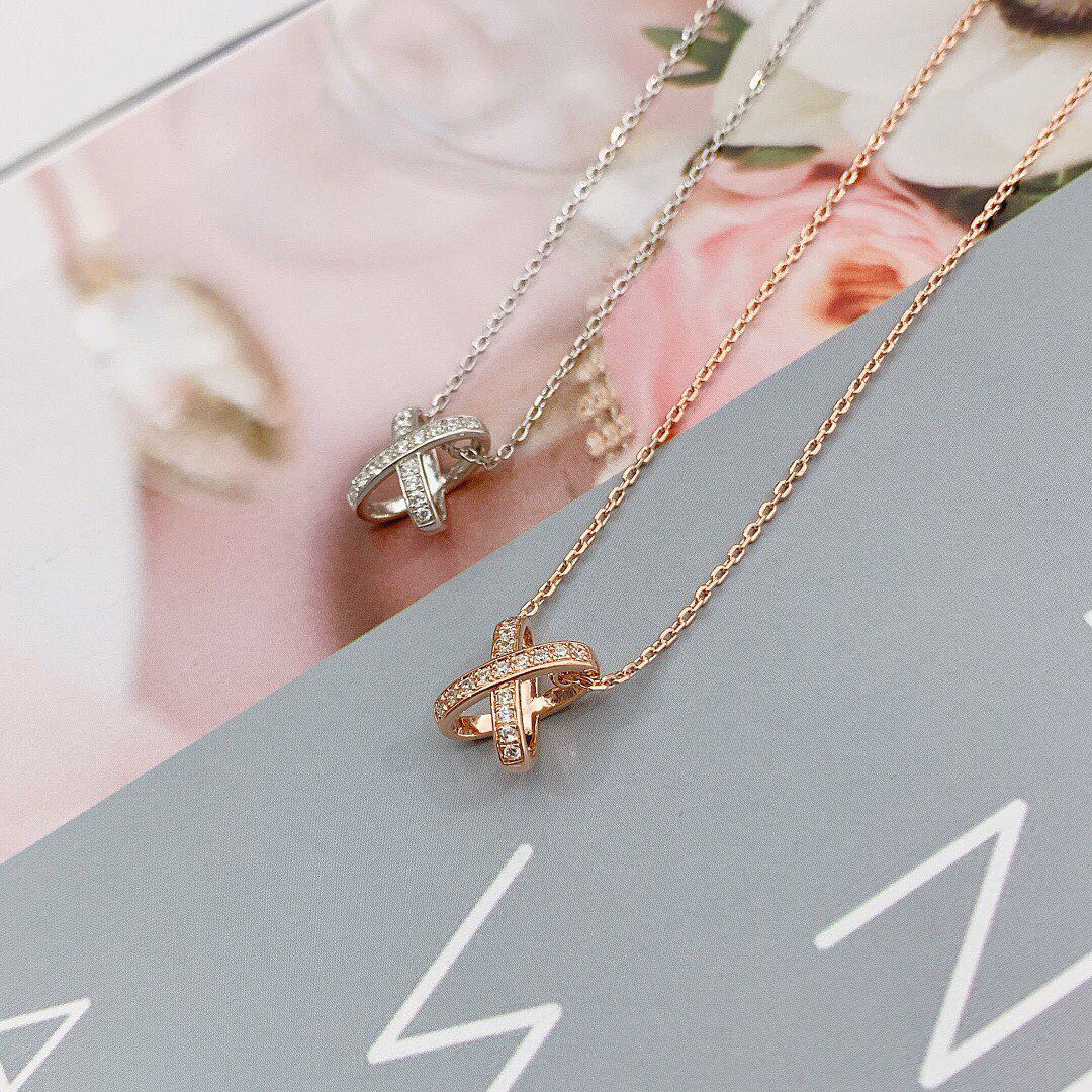 [Regalia jewelry]JEUX DE DIAMOND NECKLACE