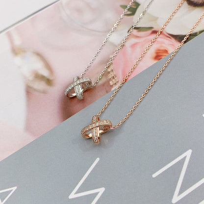 [Regalia jewelry]JEUX DE DIAMOND NECKLACE