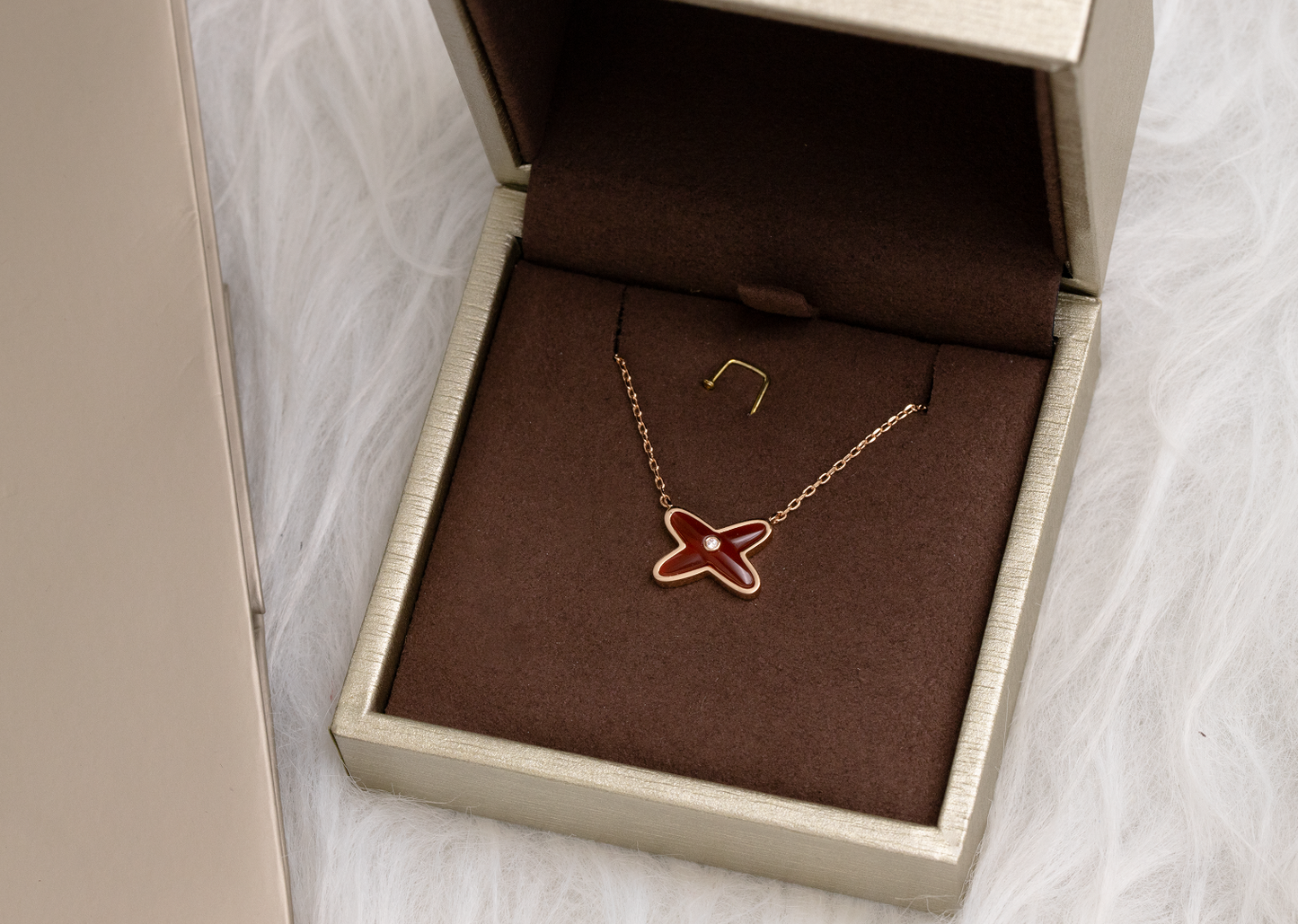 [Regalia jewelry]JEUX DE NECKLACE 1 DIAMOND