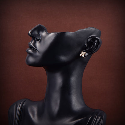 [Bijoux Regalia]Boucles d'oreilles Jeux de Gold Diamond