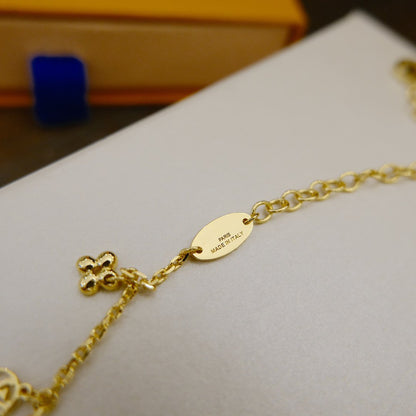 [Regalia jewelry]BLOOMING SUPPLE NECKLACE BRASS
