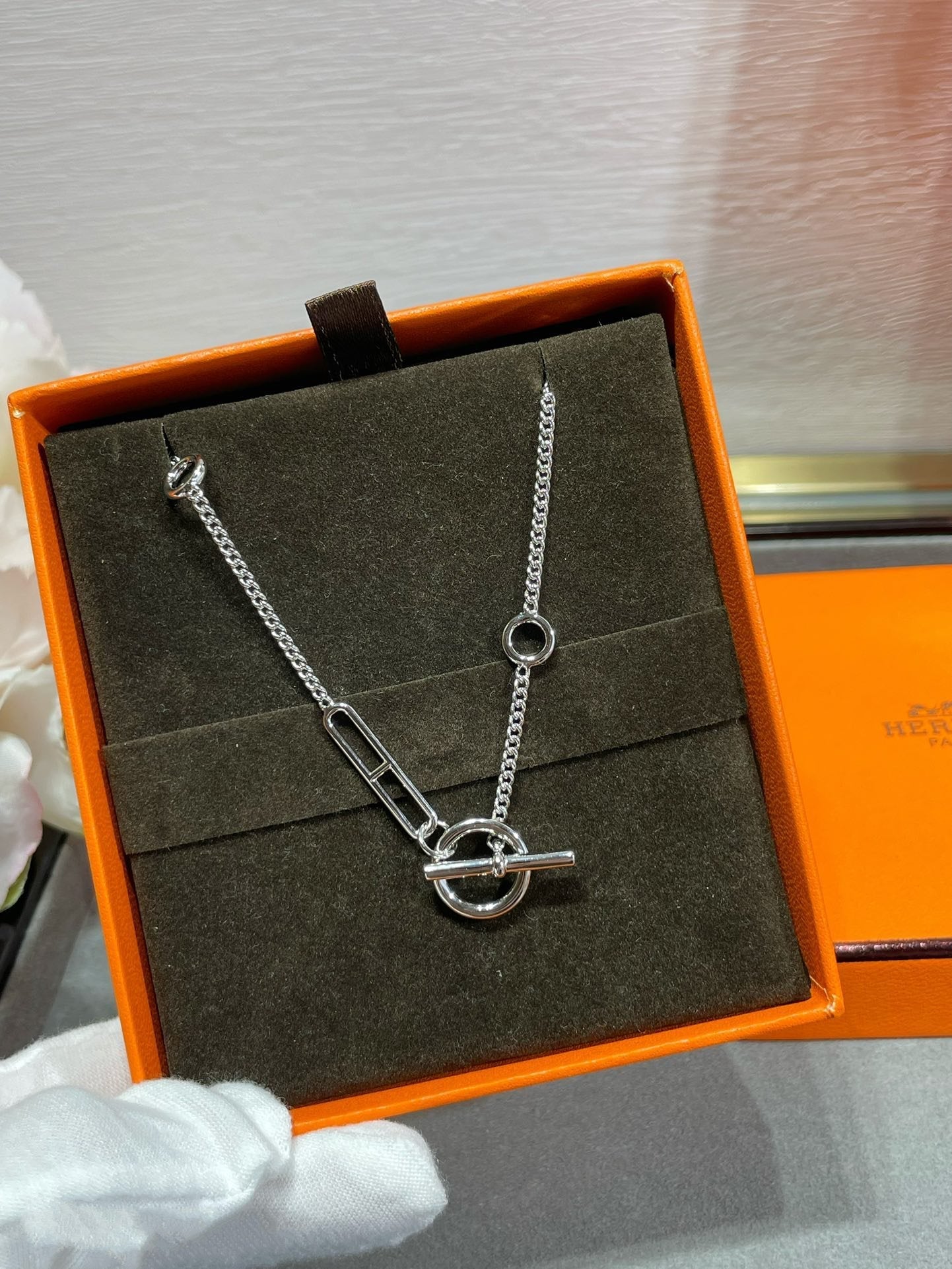 [Joyas Regalia] HM STERLING CHAINE D'ANCRE CORAZÓN