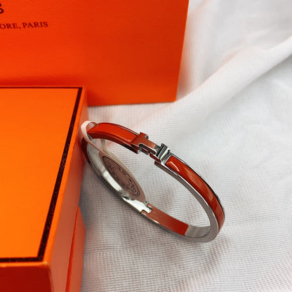 [Joyas Regalia] PULSERA CLÁSICA HM CLIC ROJA DE 8 MM CON ESMALTE