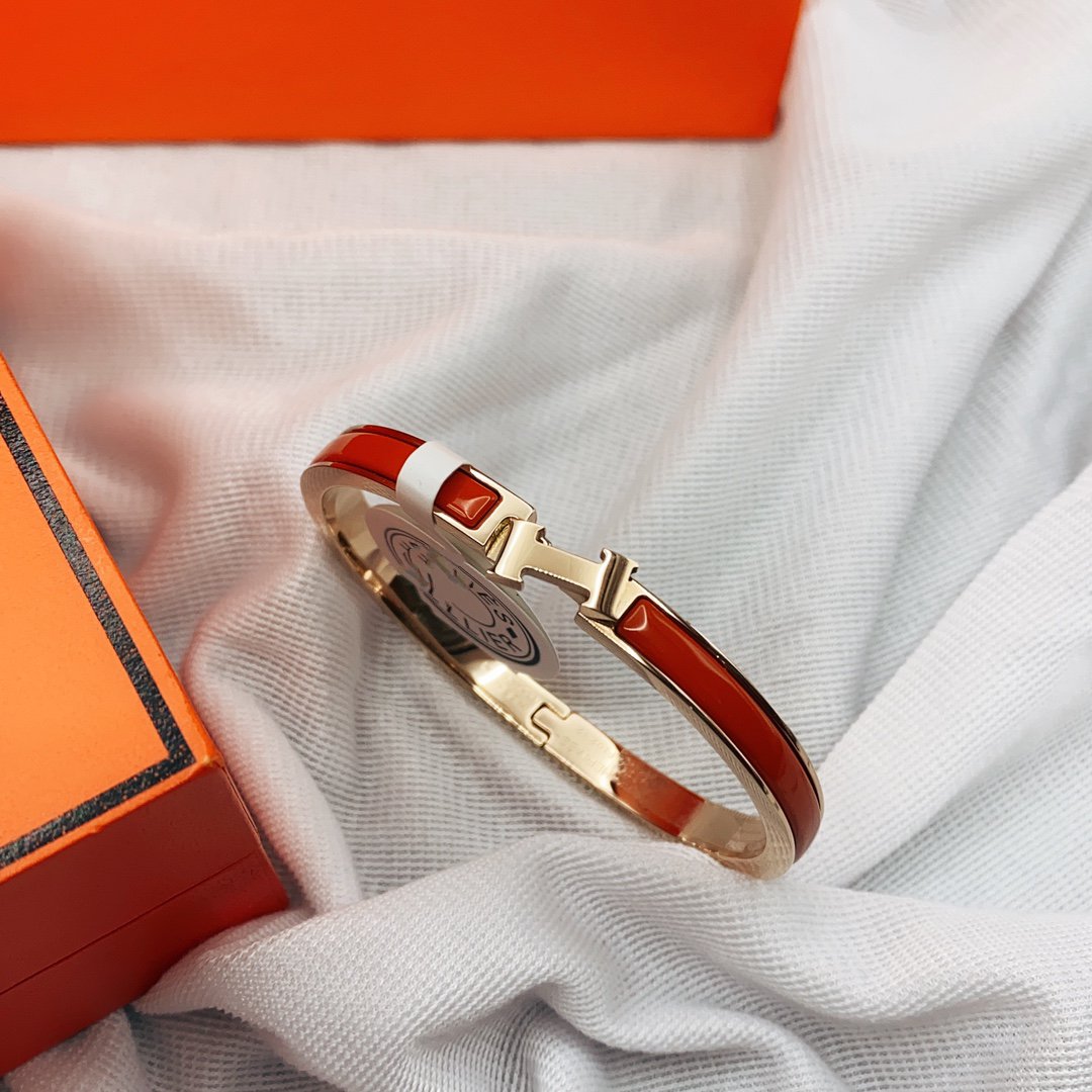[Joyas Regalia] PULSERA CLÁSICA HM CLIC ROJA DE 8 MM CON ESMALTE