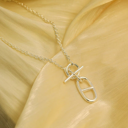 [Joyas Regalia] COLLAR COLGANTE HM CHAINE D'ANCRE PLATA DE LEY 