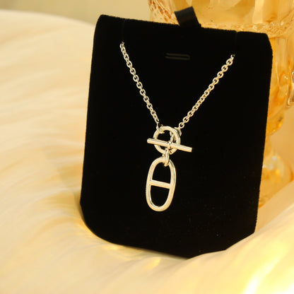 [Joyas Regalia] COLLAR COLGANTE HM CHAINE D'ANCRE PLATA DE LEY 
