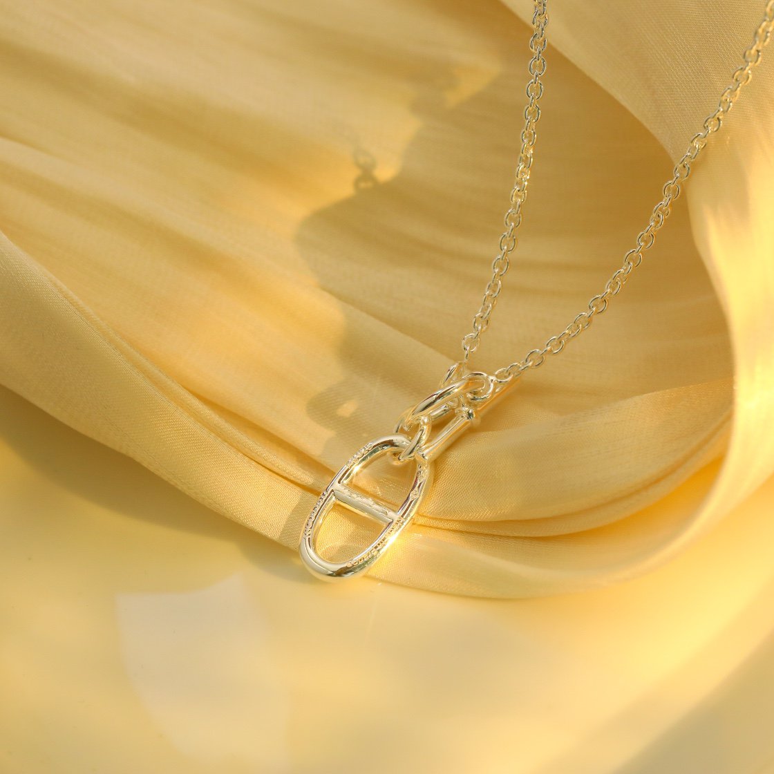 [Joyas Regalia] COLLAR COLGANTE HM CHAINE D'ANCRE PLATA DE LEY 
