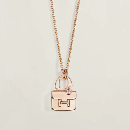 [Joyas Regalia] COLLAR AMULETTE PEDANTE DE ORO ROSA