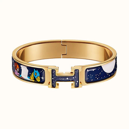 [Joyas Regalia]Pulsera Estrella y Luna 12mm