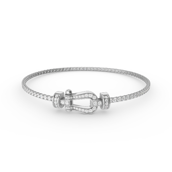 [Joyas Regalia]Pulsera de tenis con diamantes y herradura Force