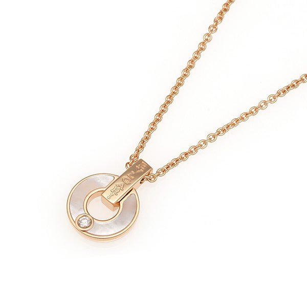 [Joyas Regalia]COLLAR GARI ORO ROSA MOP