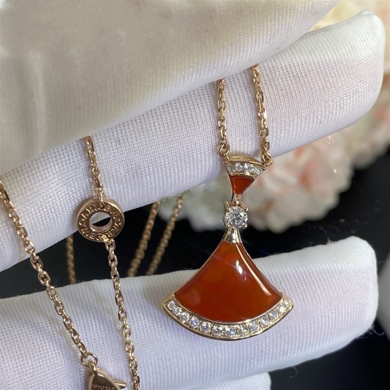 [Joyas Regalia] COLLAR DE ENSUEÑO CORNALINA DIAMANTE
