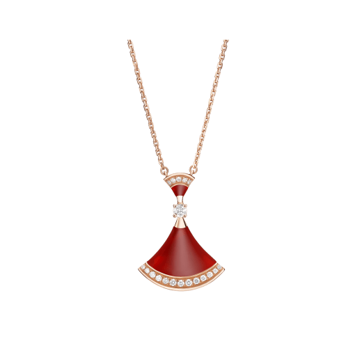 [Joyas Regalia] COLLAR DE ENSUEÑO CORNALINA DIAMANTE
